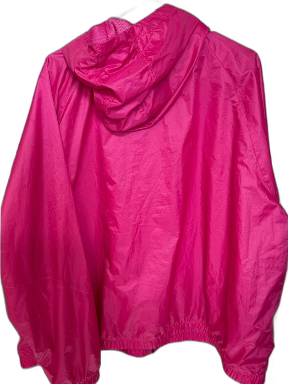 Under Armour Bright Pink Packable Hooded Windbreaker 2X - Picture 3 of 3